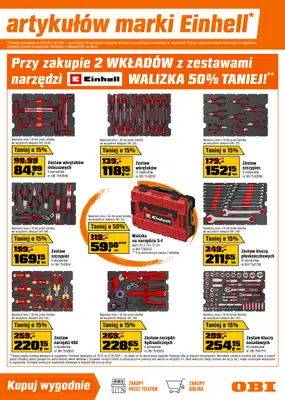 OBI - gazetka promocyjna Gazetka od środy 20.05 do poniedziałku 01.06 - strona 13