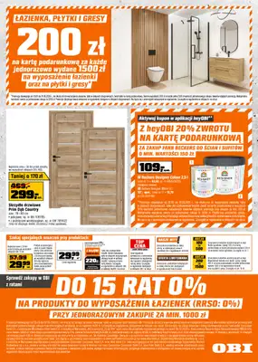 OBI - gazetka promocyjna Gazetka od środy 20.05 do poniedziałku 01.06 - strona 20