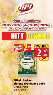 Oliwki Helcom zielone drylowane 195g