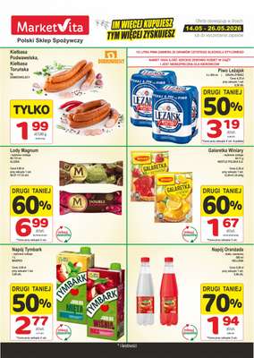 Marketvita - gazetka promocyjna Wielosztuki  do wtorku 26.05