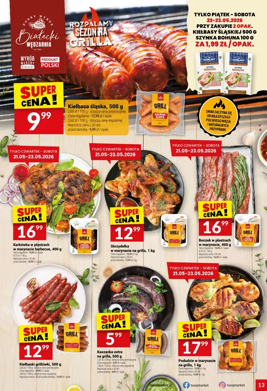 Twój Market - gazetka promocyjna Gazetka od środy 20.05 do wtorku 26.05 - strona 13