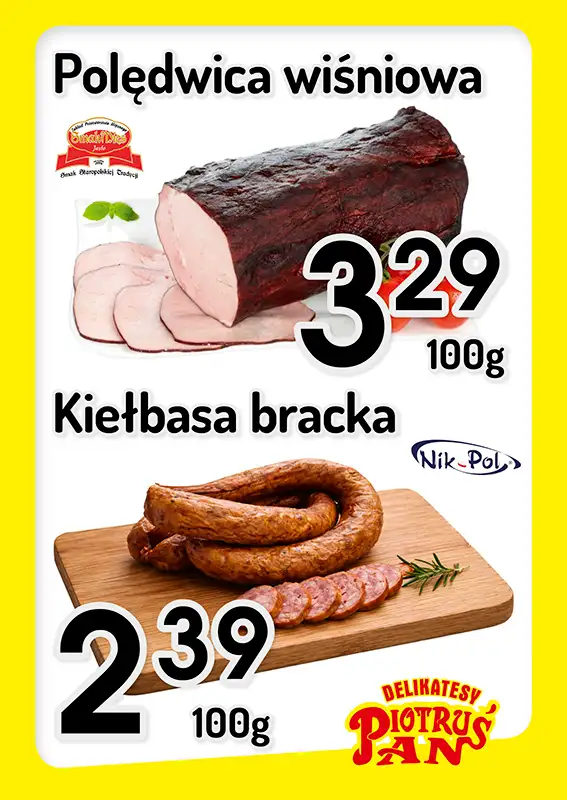 Delikatesy Piotruś Pan - gazetka promocyjna Plakaty promocyjne od środy 20.05 do środy 27.05 - strona 2