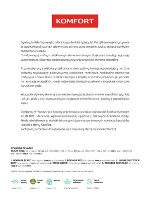Komfort - gazetka promocyjna Katalog dywanów 2026 od środy 20.05 do czwartku 31.12 - strona 3
