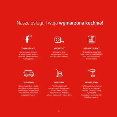 Komfort - gazetka promocyjna Katalog Kuchnie od środy 20.05 do czwartku 31.12 - strona 107