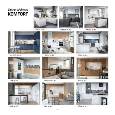 Komfort - gazetka promocyjna Katalog Kuchnie od środy 20.05 do czwartku 31.12 - strona 4