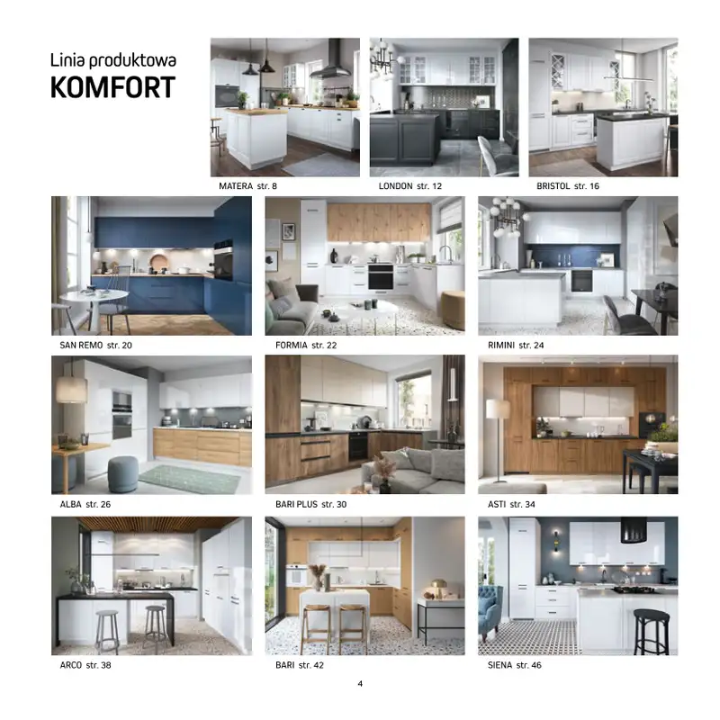 Komfort - gazetka promocyjna Katalog Kuchnie od środy 20.05 do czwartku 31.12 - strona 4