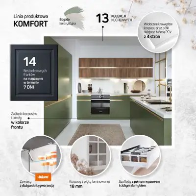 Komfort - gazetka promocyjna Katalog Kuchnie od środy 20.05 do czwartku 31.12 - strona 2