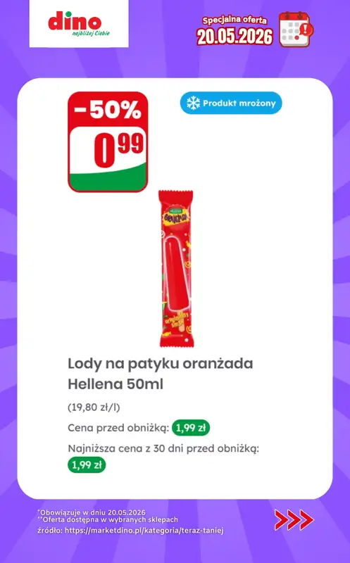 Dino - gazetka promocyjna Specjalna oferta na 20.05.2026 - promocje spoza gazetki od środy 20.05 do środy 20.05 - strona 10