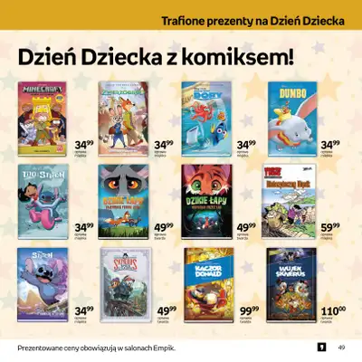 Empik - gazetka promocyjna Dzień Dziecka od środy 20.05 do wtorku 02.06 - strona 49