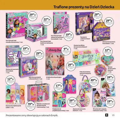 Empik - gazetka promocyjna Dzień Dziecka od środy 20.05 do wtorku 02.06 - strona 23