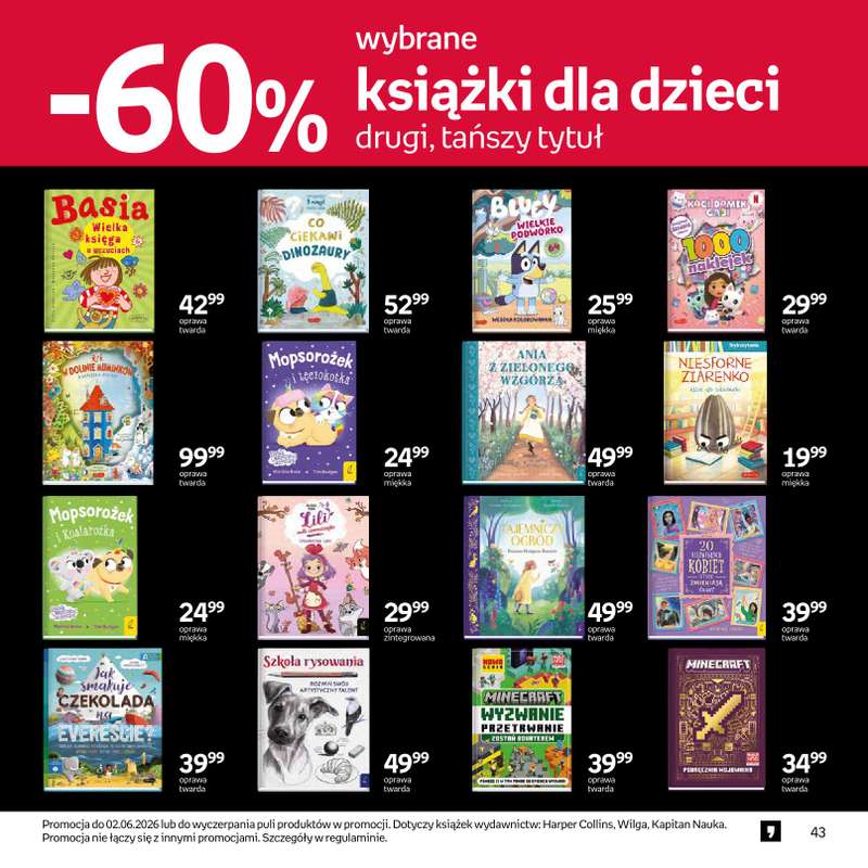Empik - gazetka promocyjna Dzień Dziecka od środy 20.05 do wtorku 02.06 - strona 43