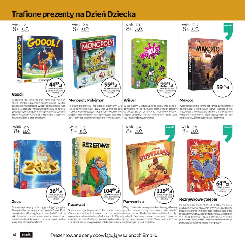 Empik - gazetka promocyjna Dzień Dziecka od środy 20.05 do wtorku 02.06 - strona 34