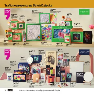 Empik - gazetka promocyjna Dzień Dziecka od środy 20.05 do wtorku 02.06 - strona 58