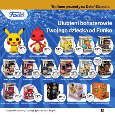 Empik - gazetka promocyjna Dzień Dziecka od środy 20.05 do wtorku 02.06 - strona 13