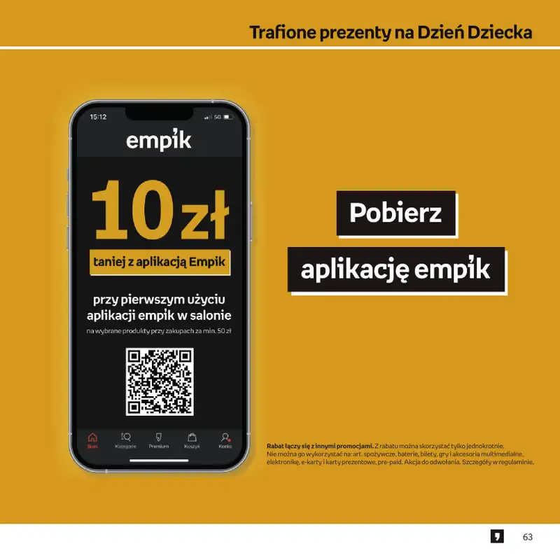 Empik - gazetka promocyjna Dzień Dziecka od środy 20.05 do wtorku 02.06 - strona 63
