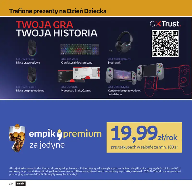 Empik - gazetka promocyjna Dzień Dziecka od środy 20.05 do wtorku 02.06 - strona 62