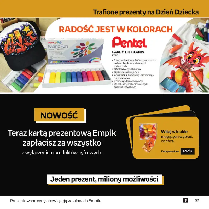 Empik - gazetka promocyjna Dzień Dziecka od środy 20.05 do wtorku 02.06 - strona 57
