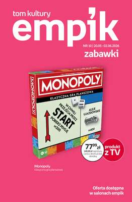 Empik - gazetka promocyjna Tom kultury: zabawki od środy 20.05 do wtorku 02.06
