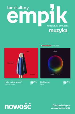 Empik - gazetka promocyjna Tom kultury: muzyka od środy 20.05 do wtorku 02.06