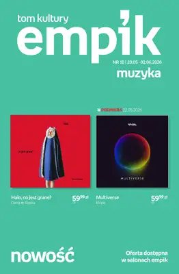 Empik - gazetka promocyjna Tom kultury: muzyka od środy 20.05 do wtorku 02.06