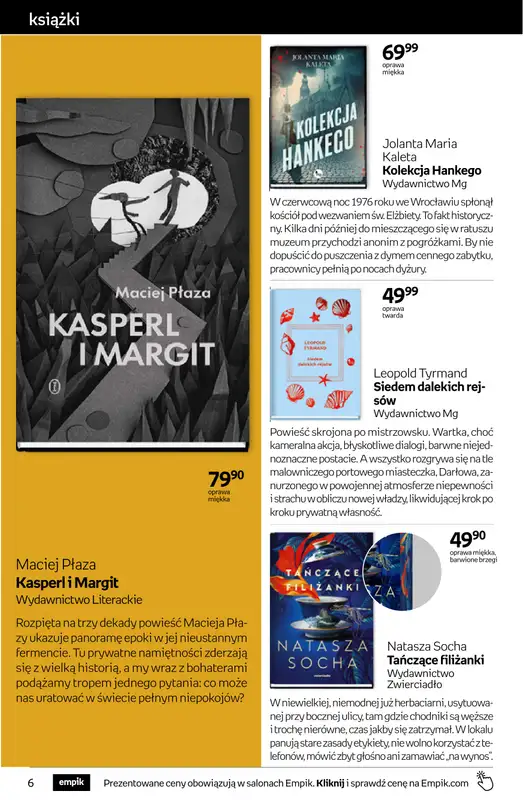 Empik - gazetka promocyjna Tom kultury: książki od środy 20.05 do wtorku 02.06 - strona 6
