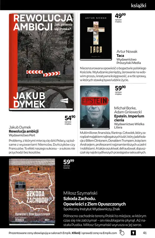 Empik - gazetka promocyjna Tom kultury: książki od środy 20.05 do wtorku 02.06 - strona 41