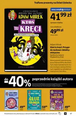 Empik - gazetka promocyjna Tom kultury: książki od środy 20.05 do wtorku 02.06 - strona 67