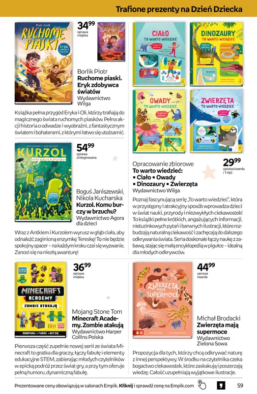 Empik - gazetka promocyjna Tom kultury: książki od środy 20.05 do wtorku 02.06 - strona 59