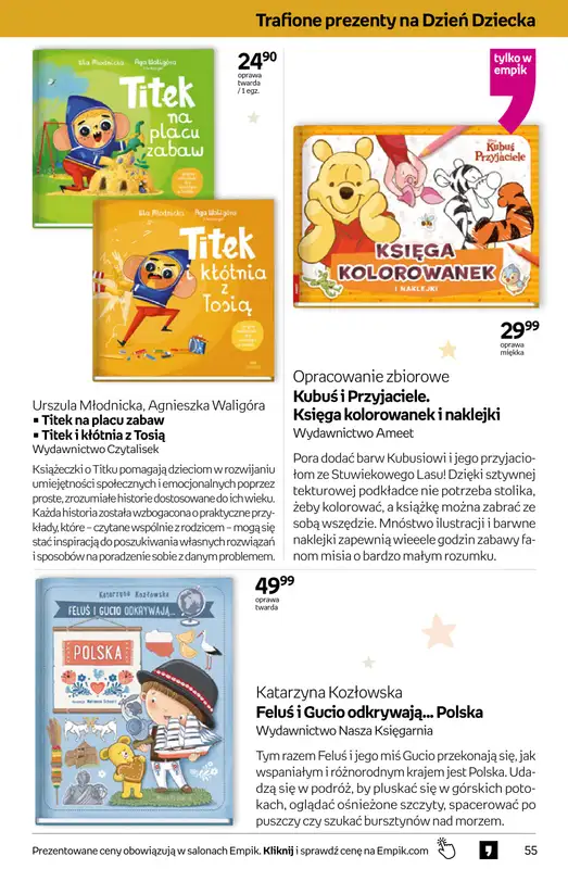 Empik - gazetka promocyjna Tom kultury: książki od środy 20.05 do wtorku 02.06 - strona 55
