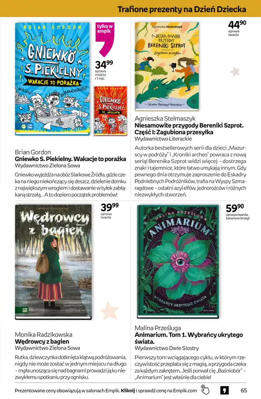 Empik - gazetka promocyjna Tom kultury: książki od środy 20.05 do wtorku 02.06 - strona 65
