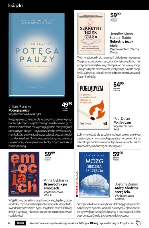 Empik - gazetka promocyjna Tom kultury: książki od środy 20.05 do wtorku 02.06 - strona 48