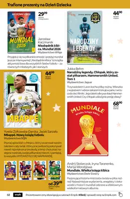 Empik - gazetka promocyjna Tom kultury: książki od środy 20.05 do wtorku 02.06 - strona 68