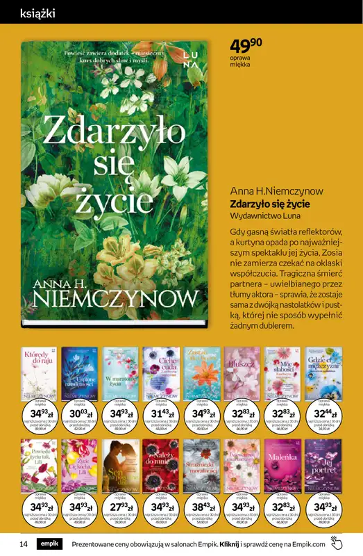 Empik - gazetka promocyjna Tom kultury: książki od środy 20.05 do wtorku 02.06 - strona 14