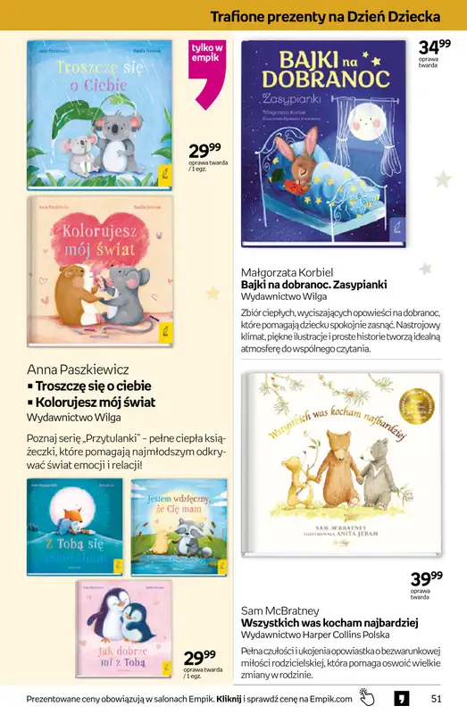 Empik - gazetka promocyjna Tom kultury: książki od środy 20.05 do wtorku 02.06 - strona 51