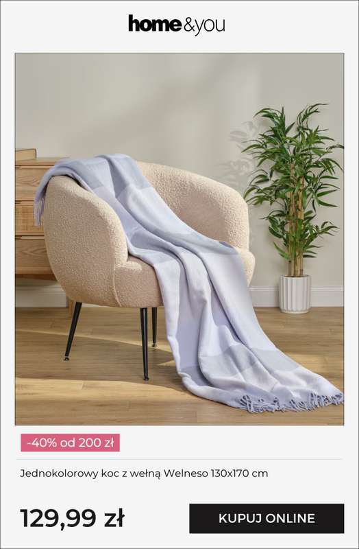 home&you - gazetka promocyjna Rabat 40% za zakupy od 200 zł | Tylko Online od środy 20.05 do czwartku 21.05 - strona 10