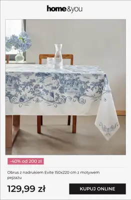 home&you - gazetka promocyjna Rabat 40% za zakupy od 200 zł | Tylko Online od środy 20.05 do czwartku 21.05 - strona 6