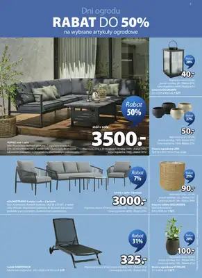 Jysk - gazetka promocyjna Świetna oferta do ogrodu. Rabat do 50% od środy 20.05 do niedzieli 07.06 - strona 5