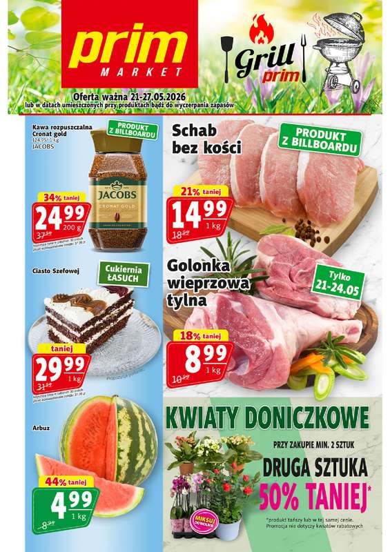 Prim Market - gazetka promocyjna Gazetka od czwartku 21.05 do środy 27.05