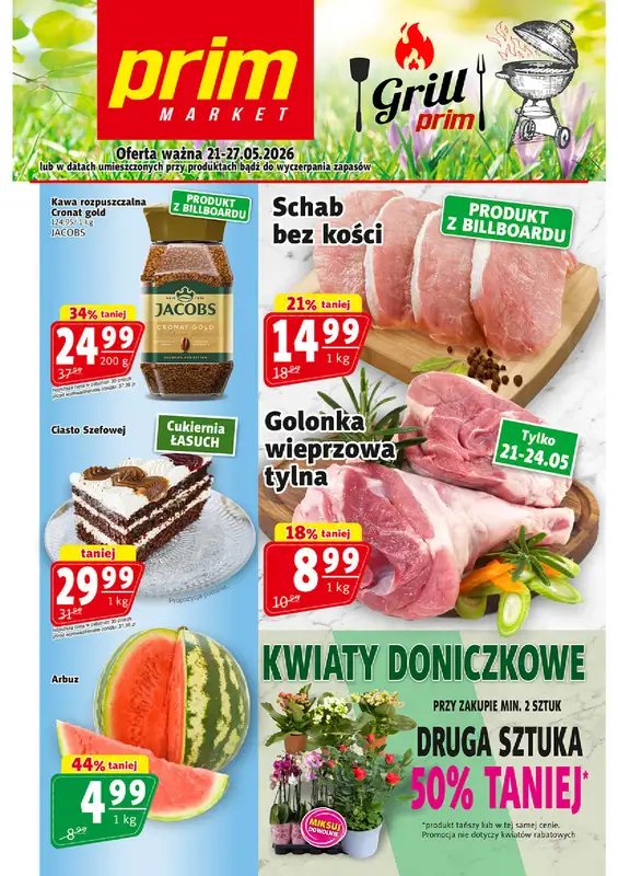 Prim Market - gazetka promocyjna Gazetka od czwartku 21.05 do środy 27.05