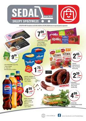 Sedal - gazetka promocyjna Gazetka od środy 20.05 do soboty 30.05