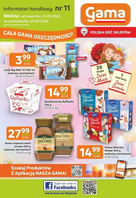 Gama - gazetka promocyjna Gazetka od czwartku 21.05 do poniedziałku 01.06