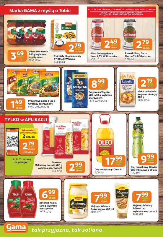 Gama - gazetka promocyjna Gazetka od czwartku 21.05 do poniedziałku 01.06 - strona 8