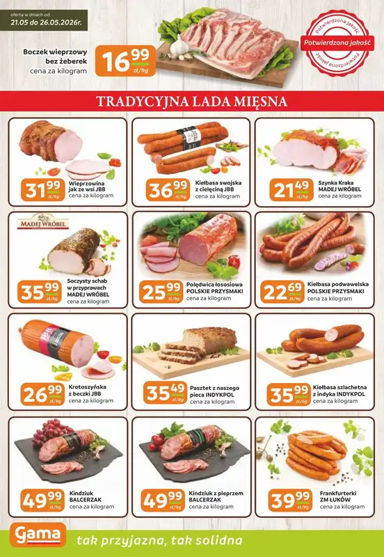Gama - gazetka promocyjna Gazetka od czwartku 21.05 do poniedziałku 01.06 - strona 2