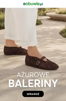eobuwie.pl - gazetka promocyjna Ażurowe baleriny damskie – hit sezonu! od środy 20.05 