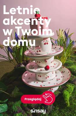 Sinsay - gazetka promocyjna Letnie akcenty w Twoim domu! od środy 20.05 do wtorku 26.05