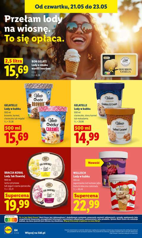 Lidl - gazetka promocyjna Oferta od czwartku od czwartku 21.05 do soboty 23.05 - strona 62