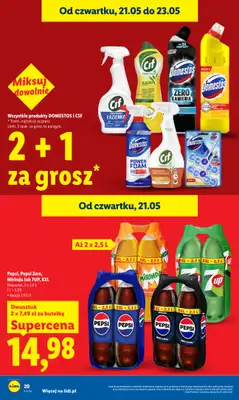 Lidl - gazetka promocyjna Oferta od czwartku od czwartku 21.05 do soboty 23.05 - strona 20