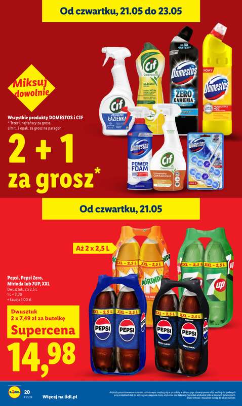 Lidl - gazetka promocyjna Oferta od czwartku od czwartku 21.05 do soboty 23.05 - strona 20