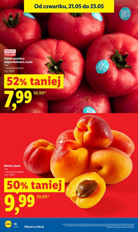 Lidl - gazetka promocyjna Oferta od czwartku od czwartku 21.05 do soboty 23.05 - strona 10