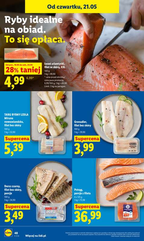 Lidl - gazetka promocyjna Oferta od czwartku od czwartku 21.05 do soboty 23.05 - strona 42